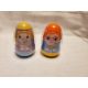 Hasbro Playskool 2009 Weebles Wobbles figura gyűjtőknek (D4)