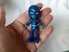 Pizsihősök Night Ninja figura használtabb, 7 cm-es játékfigura gyerekeknek (G1) 