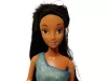 Mattel fekete hajú divatbaba, 30 cm – használt (B6)