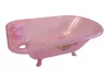 Corolle "Bubble Bath Baby" rózsaszín kád játékbabáknak, 40 cm - használt (enyhén karcos) (E4)