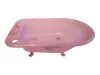 Corolle "Bubble Bath Baby" rózsaszín kád játékbabáknak, 40 cm - használt (enyhén karcos) (E4)