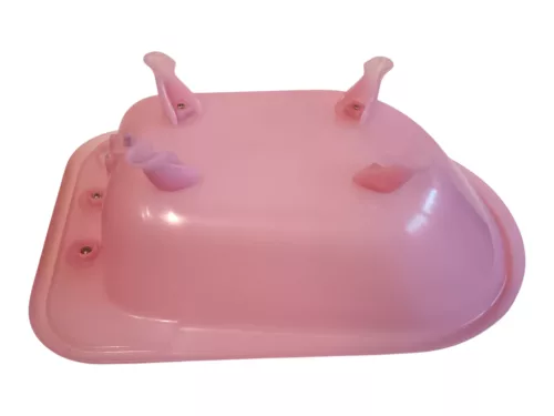 Corolle "Bubble Bath Baby" rózsaszín kád játékbabáknak, 40 cm - használt (enyhén karcos) (E4)