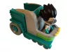 Pizsihősök (PJ Masks) Romeo mobil laboratóriuma 14 cm Romeo figurával 10 cm - újszerű (D3)