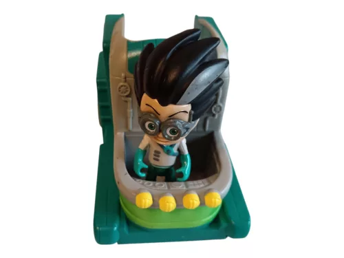 Pizsihősök (PJ Masks) Romeo mobil laboratóriuma 14 cm Romeo figurával 10 cm - újszerű (D3)