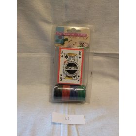 Használt Póker kártya zsetonnal (L)