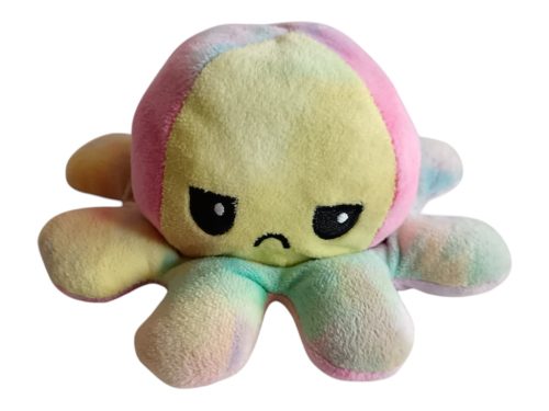 Polip kifordítható plüssfigura – 10 cm, újszerű (D1)