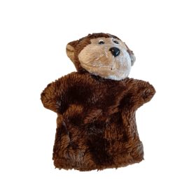 Majom báb plüssfigura – 20 cm, jó állapotú (B1)