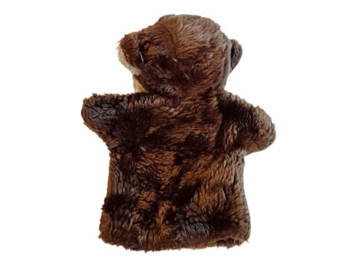 Majom báb plüssfigura – 20 cm, jó állapotú (B1)