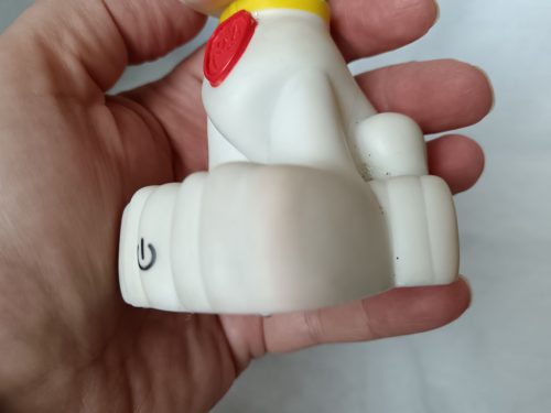 Világító Marshall figura a Mancs Őrjáratból – használt, jó állapotú, 16 cm (G1) 