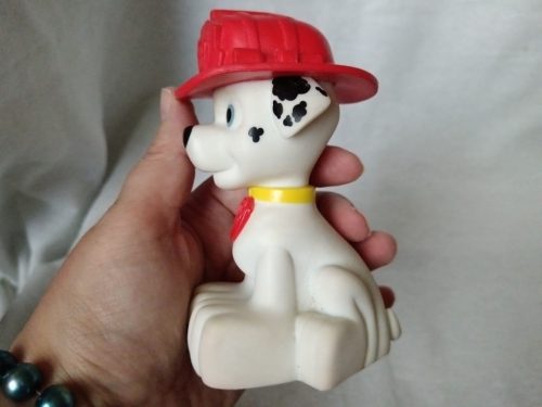 Világító Marshall figura a Mancs Őrjáratból – használt, jó állapotú, 16 cm (G1) 