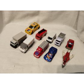   Kisautó és jármű csomag – használt, jó állapotban (10 db) (c5)