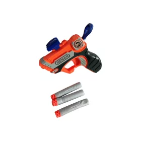   Shooting Elite szivacslövő pisztoly 14 cm 3 lövedékkel – használt, jó állapotban (C4)