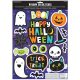 Halloween Ablak matrica 17 db-os (A1)