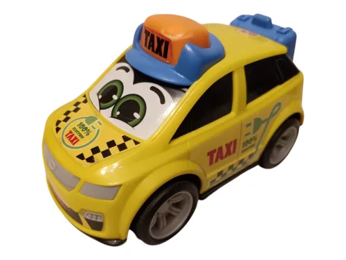 Dickie Toys ABC  kisautószett (rendőr, tűzoltó, taxi) 15 cm – jó állapotú (4)