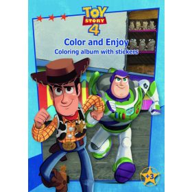 ÚJ Toy Story 4 matricás színező füzet Kiddo
