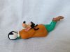 Retro Goofy figura műanyag – használt, 16 cm-es Disney játék (G1)