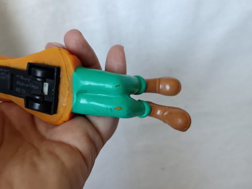 Retro Goofy figura műanyag – használt, 16 cm-es Disney játék (G1)