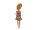 Mattel Barbie baba virágos ruhában – használt jó állapotú (30 cm) (B2)