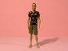 Barbie Fashionistas Steven baba, 30 cm – használt, újszerű állapotban (D4)