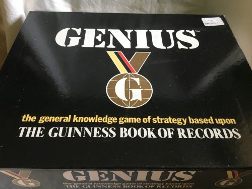 Genius General Knowledge Guinness Book of Records Game 1988 angol nyelvű társasjáték