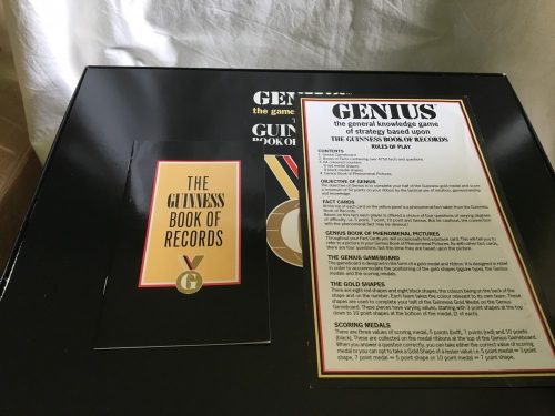 Genius General Knowledge Guinness Book of Records Game 1988 angol nyelvű társasjáték