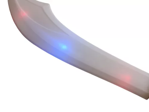 Jelmezkiegészítő: Világító LED-es kalózkard, 50 cm - jó állapotú (G7)