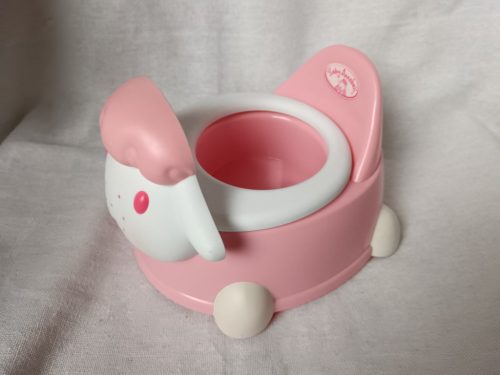 Baby Annabell angol nyelvű beszélő bili játékbabákhoz – használt jó állapotú, 19 cm (G1)