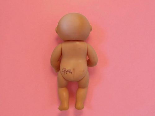 Cabbage Patch Kids élethű baba, 28 cm – használt, jó állapotban (B2)