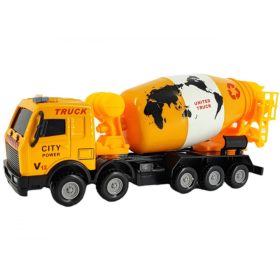   ÚJ Játék négytengelyes teherautó - betonkeverő mixer 1:64
