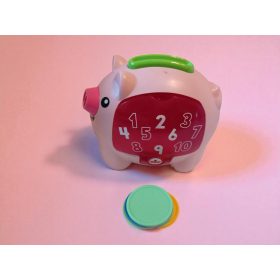   Fisher-Price Tanuló Malacpersely, zenélő és számoló játék – használtabb állapotban (G2) 