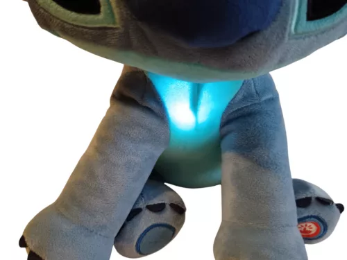 Világító Disney Stitch plüssfigura 30 cm – használt, újszerű állapotban (C2)