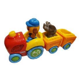   Little Tikes zenélő vonat 2 figurával, 26 cm – újszerű (E3)