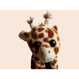 Zsiráf plüssfigura – 16 cm, jó állapotú (D1)