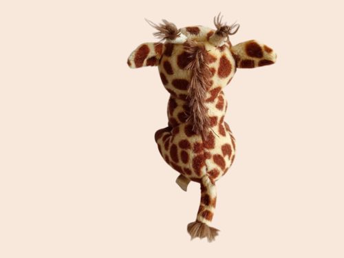 Zsiráf plüssfigura – 16 cm, jó állapotú (D1)