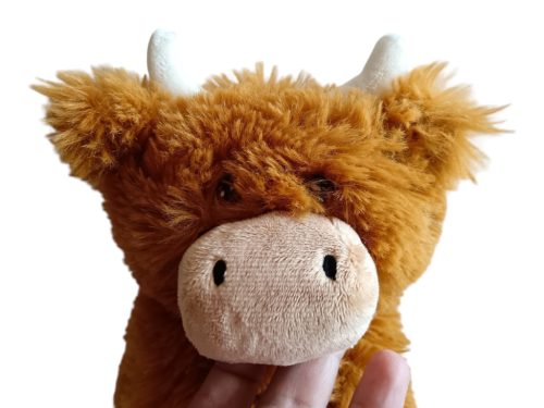 Bika plüssfigura – 26 cm, újszerű (D1)