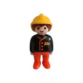 Playmobil 1.2.3 tűzoltó figura 7 cm - jó állapotú (F1)