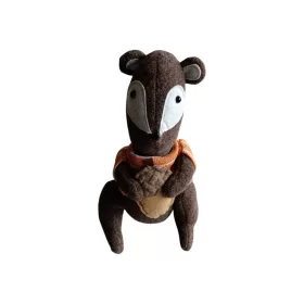   Őszi dekorációs textil/filc mókus figura, 30 cm - új (D8)