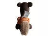 Őszi dekorációs textil/filc mókus figura, 30 cm - új (D8)