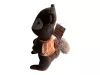 Őszi dekorációs textil/filc mókus figura, 30 cm - új (D8)