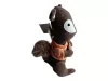 Őszi dekorációs textil/filc mókus figura, 30 cm - új (D8)