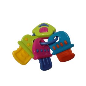   Zenélő kulcscsomó rágóka – használt, újszerű állapotban, angol nyelvű (A2)