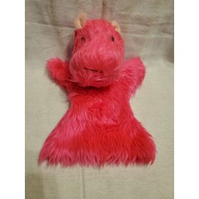 Rózsaszín bika báb – újszerű állapotban (25 cm) (a3)