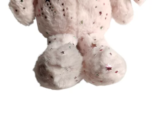 Csillagos nyuszi plüssjáték 30 cm – használt, újszerű (3)
