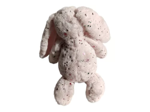 Csillagos nyuszi plüssjáték 30 cm – használt, újszerű (3)