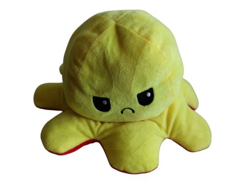 Polip kifordítható plüssfigura – 18 cm, újszerű (D7)